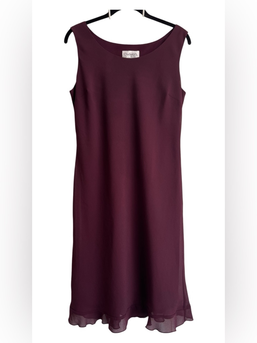 Vintage 90s Chadwick’s Sleeveless Midi Shift Dress